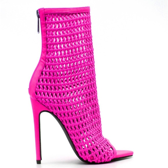 Shoes | Neon Pink Heel | Poshmark